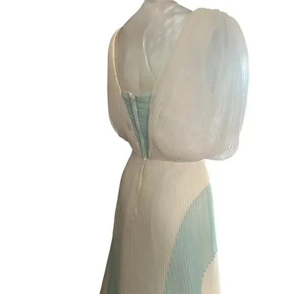 VINTAGE 50s-60s Lilli Diamond of California Gown Dress Small S REGENCY FAIRY - Picture 15 of 15